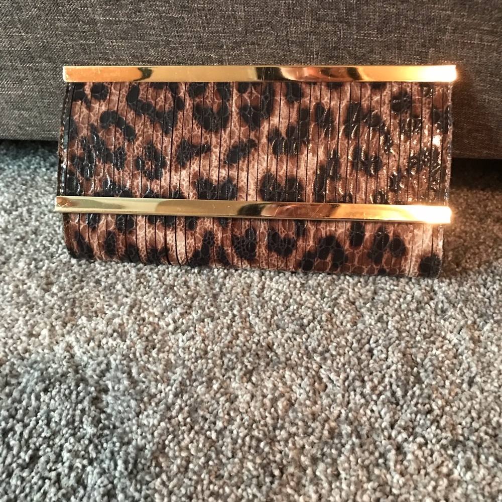 Sondra Roberts Animal Print Clutch